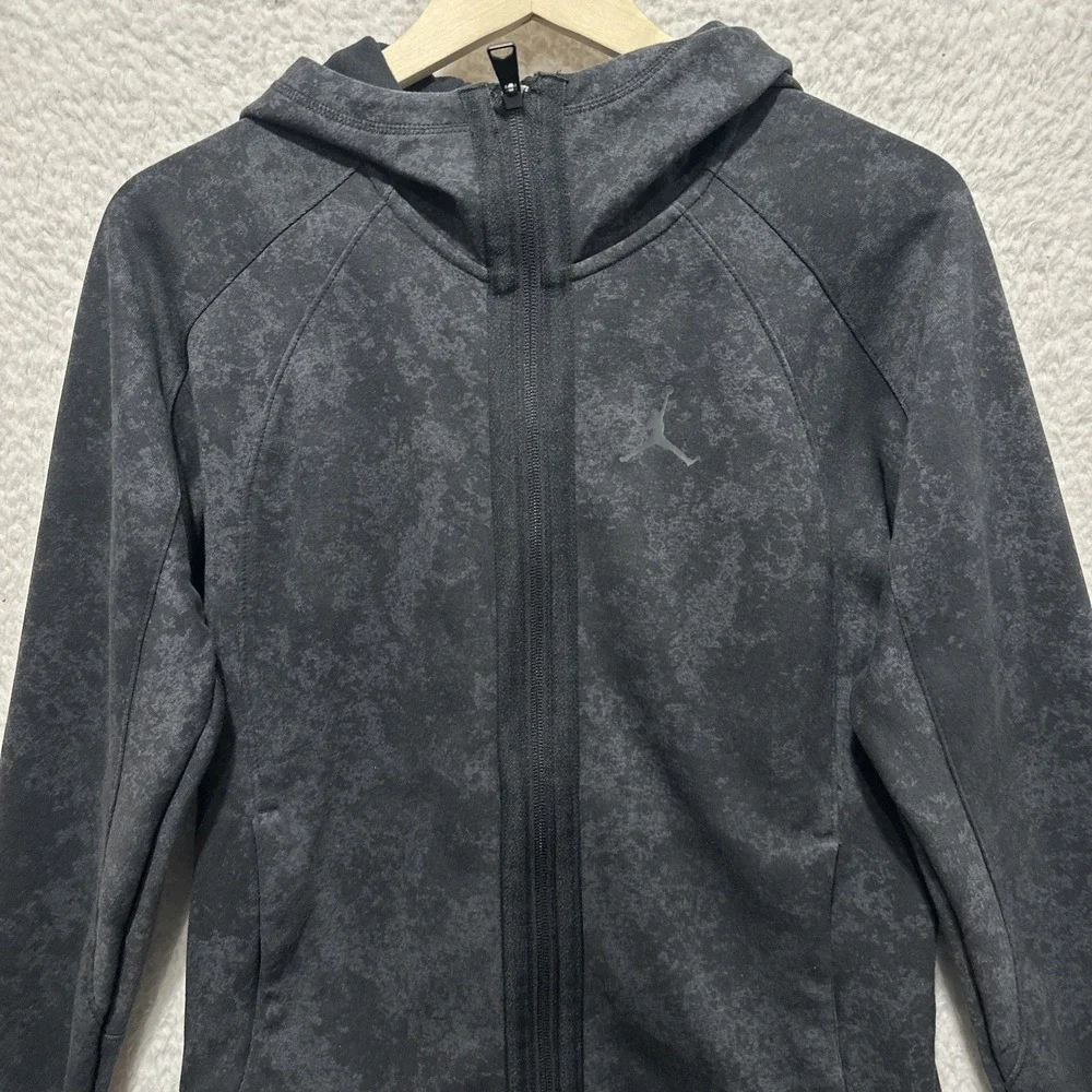 Jordan Men's Dri-FIT‎ Size S Sport Air Fleece Allover Print Full Zip Hoodie